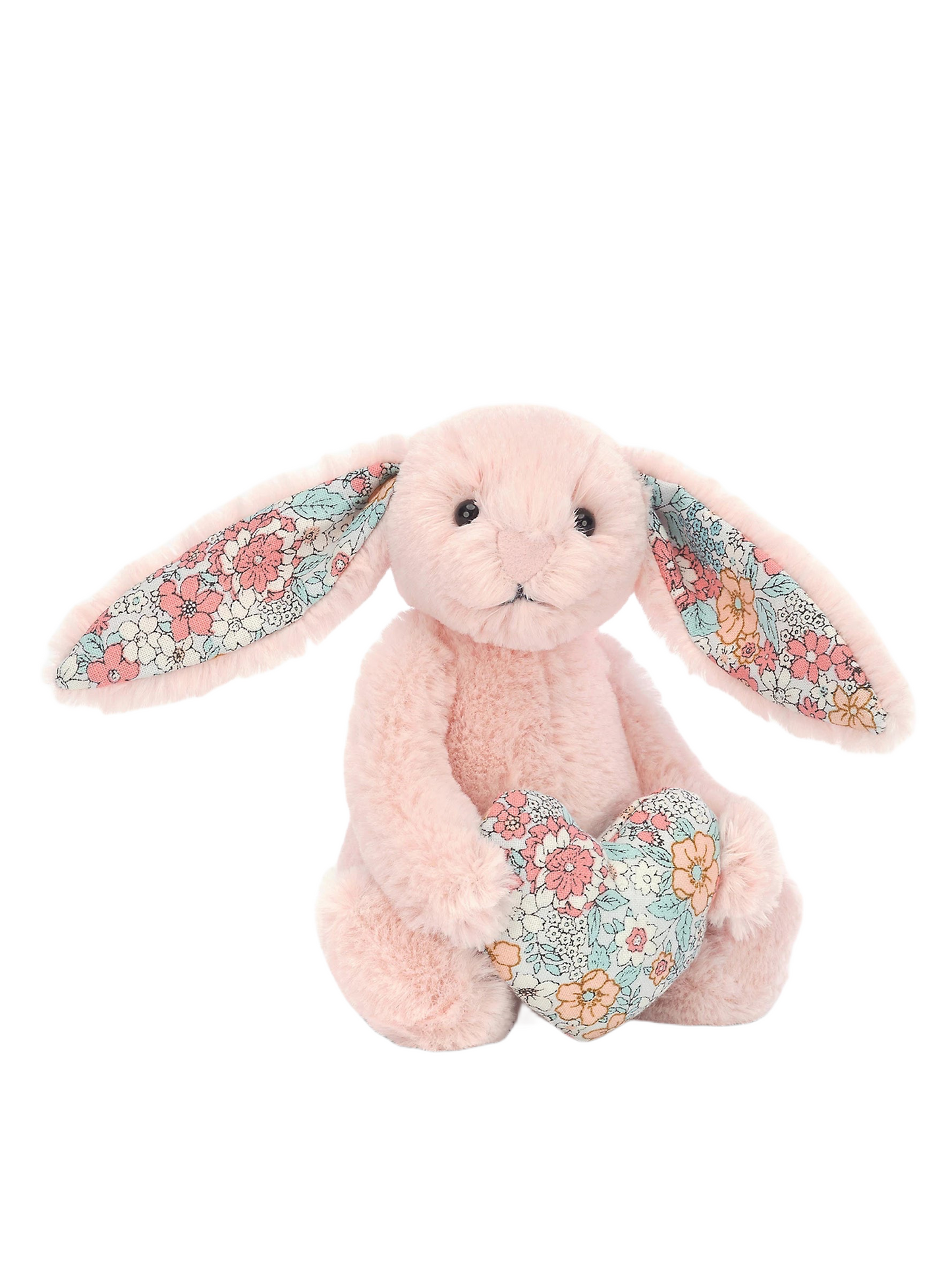 JELLYCAT-Blossom Heart Blush Soft Bunny (13cm)