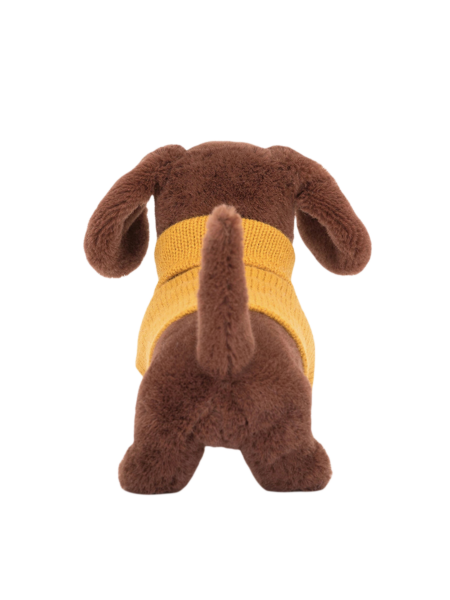 JELLYCAT-Sweater Sausage Dog Yellow Soft Toy (14cm)