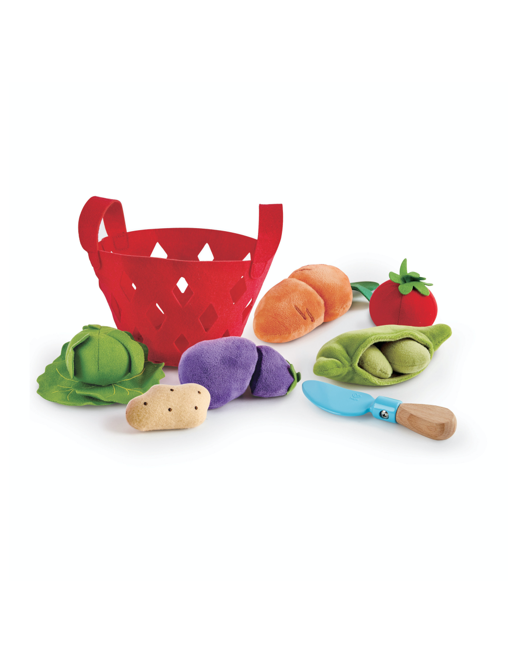 HAPE-Vegetable Basket (Set of 8 Accessories Multicoloured)