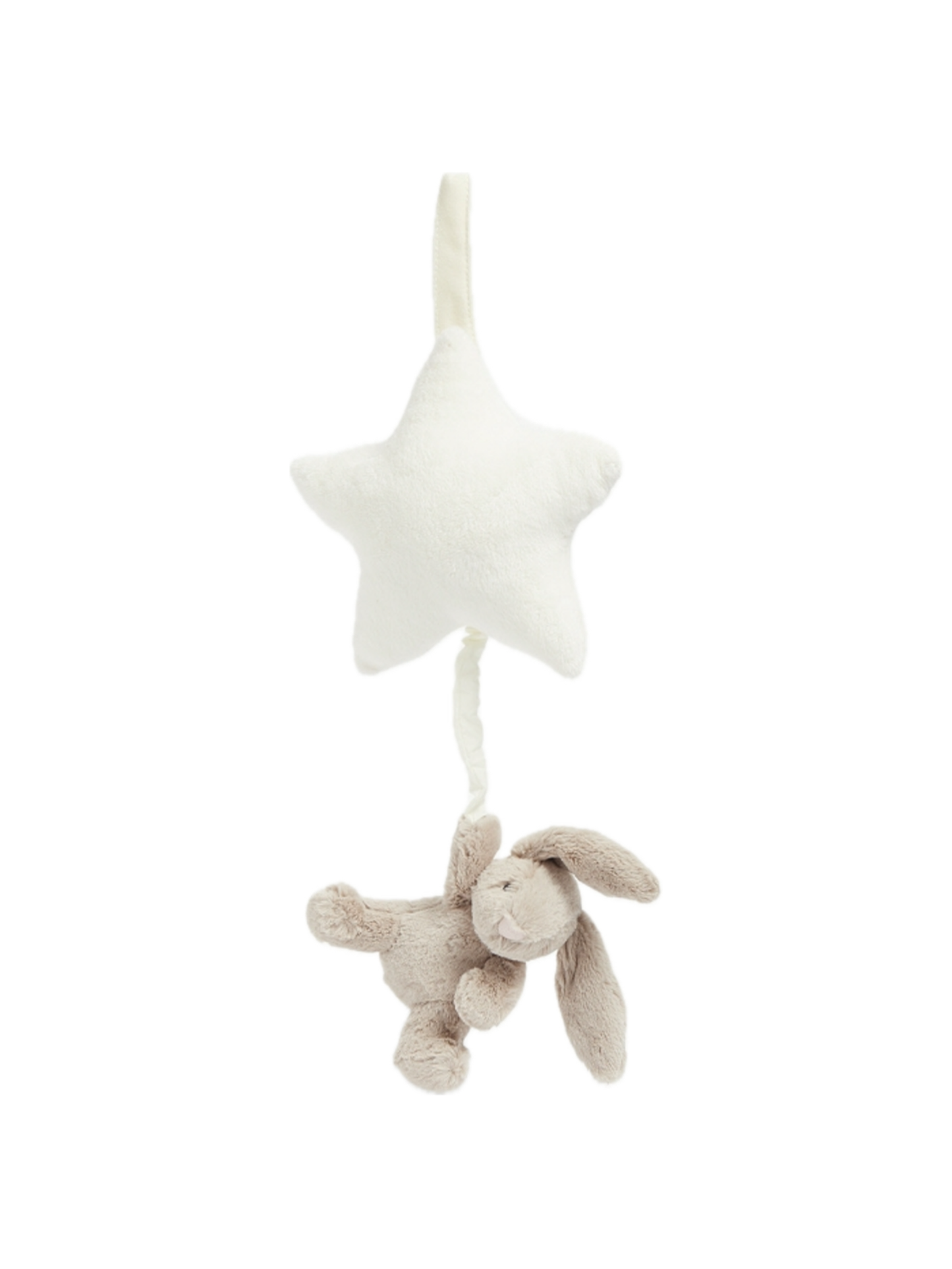 JELLYCAT-Bashful Bunny Music Pull (28cm)