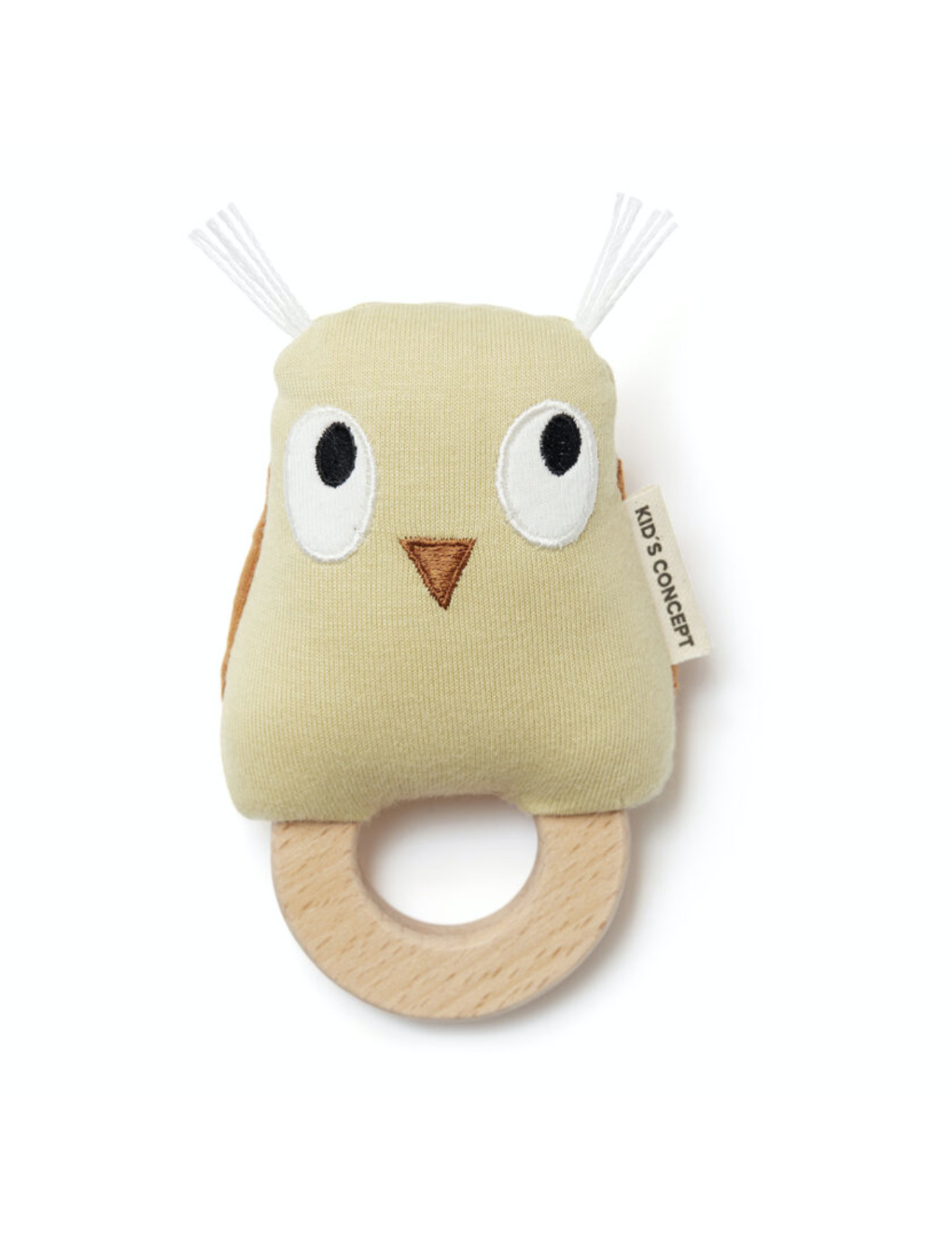 KID'S CONCEPT-Edvin Owl Rattle|Green