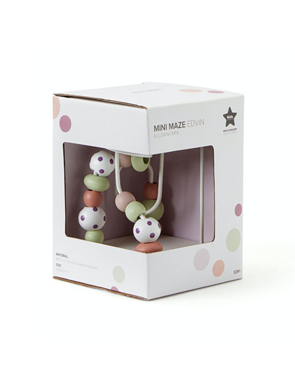 KID'S CONCEPT-Edvin Pearl Abacus Multicoloured