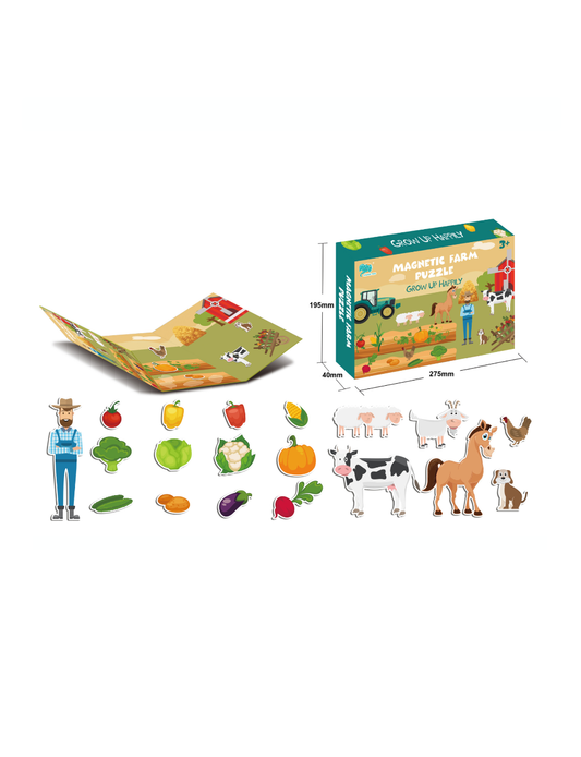 SYNERGY TOYS-Magnetic Farm Puzzle